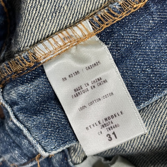 Vintage Guess Jeans Bootcut Mid Rise Distressed Size 31x30 Womens 0873 - Picture 4 of 12